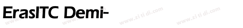 ErasITC Demi字体转换